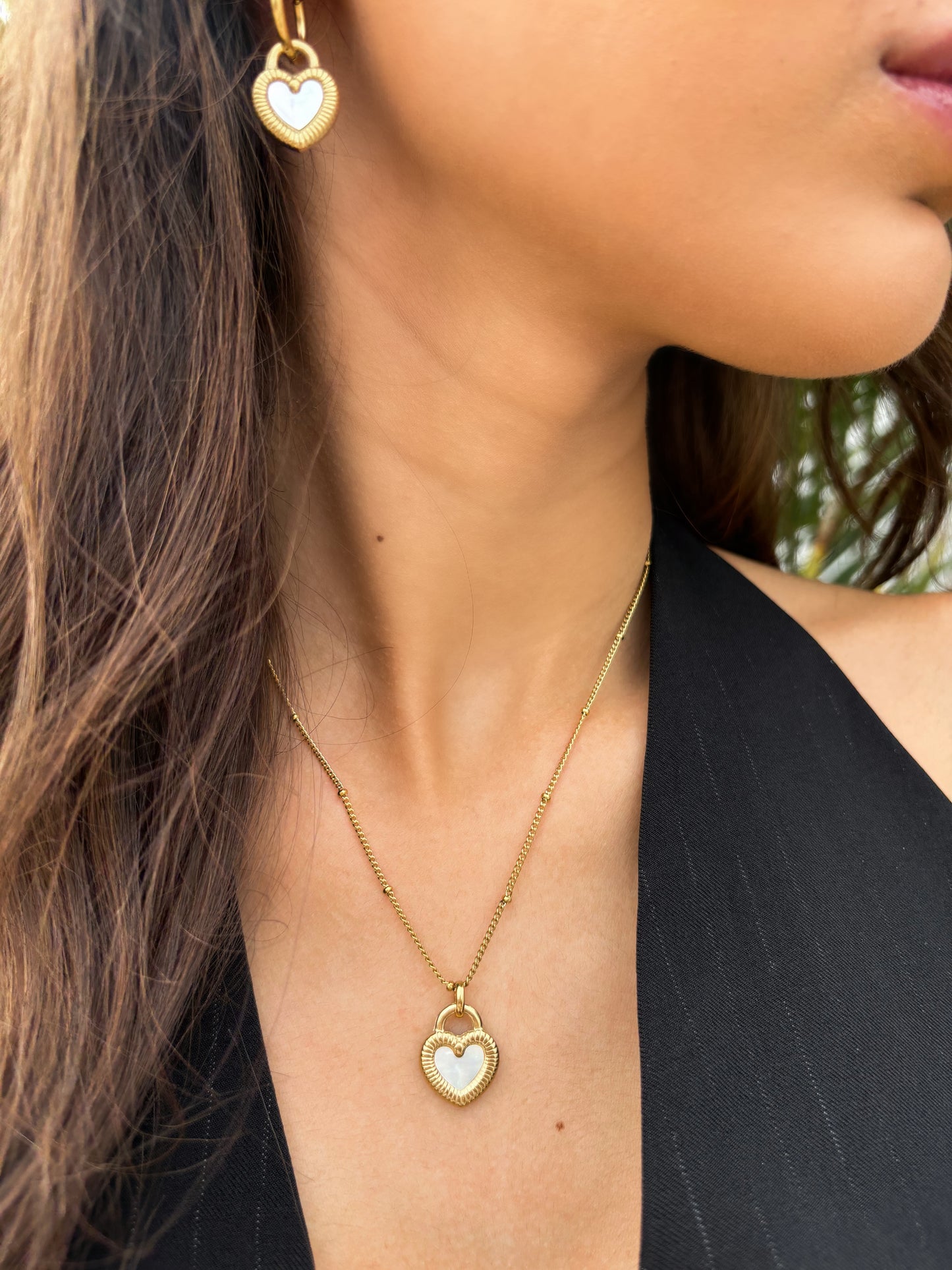 Heart of Pearl set